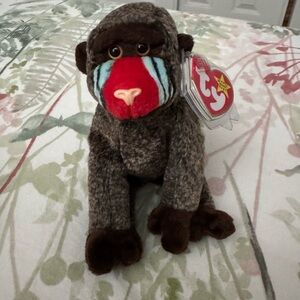 Ty Beanie Babies “Cheeks” the Baboon